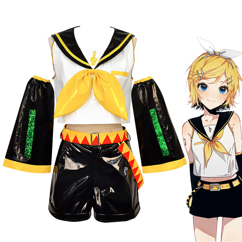 Anime Cosplay Jumpsuit - Costume Cosplay Anime Rin Len, Uniforme