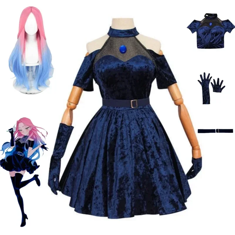 Costume Cosplay Mizi, Costume  - Anime Cosplay Blue Hair recensione e prezzo