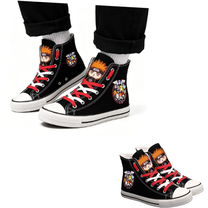 Scarpe in tela alte Naruto Uzu - Anime Cosplay Idea recensione e prezzo