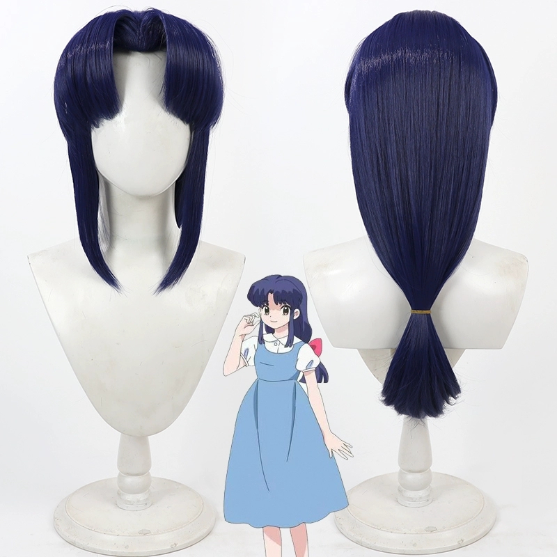 Anime Ranma 1/2 Akane Tendo Co - Anime Cosplay Blue Hair recensione e prezzo